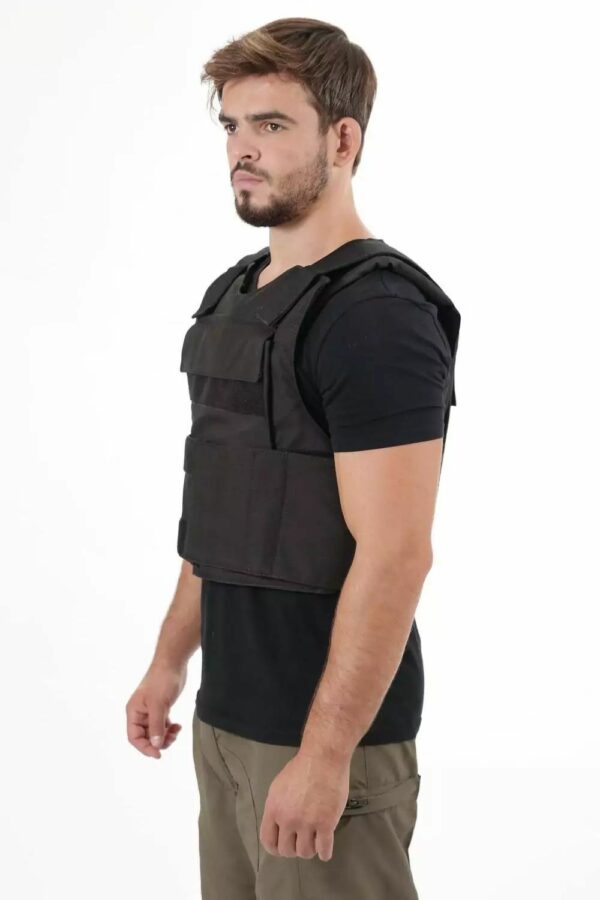 TZZ BULLETPROOFVEST BLACK » החייל אפוד מגן פנימי נגד ירי 9 מ"מ (שכפ"ץ) - Bulletproof Vest