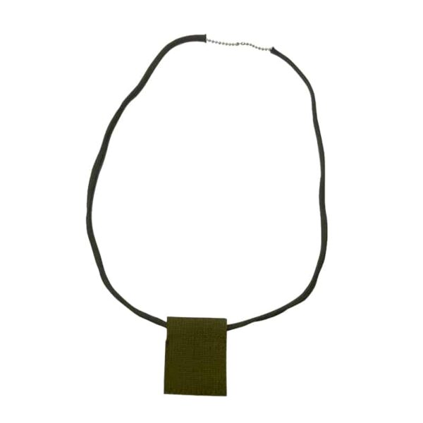 green disc necklace » החייל שרשרת דיסקית משופצרת