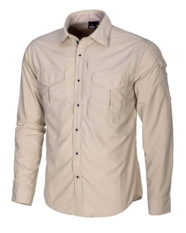 tzz Buttoned shirt » החייל חולצת כפתורים ארוכה Outdoor Discover
